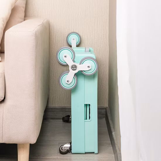 Jq Caster 75mm TPR Wheel Medical Handcart Caster with Double Brake