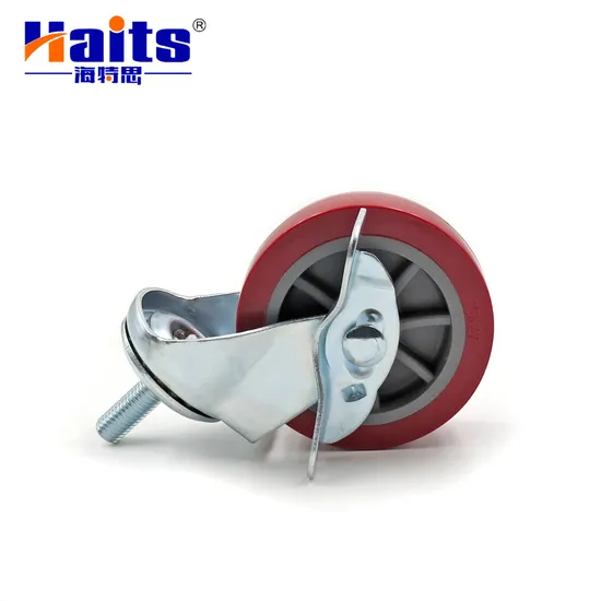 견고한 트롤리 휠, 직경 75mm의 가구 바퀴