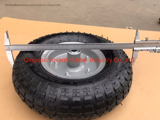 정원 카트, 왜건, 트롤리, 수레용 12인치 4.00-6 공압 고무 바퀴