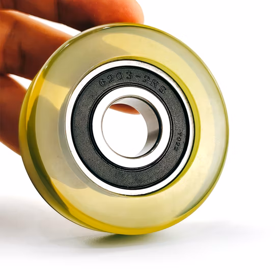 HXHV 단일 V 홈 창 나일론 베어링 롤러 슬라이딩 알루미늄 롤러 휠 가구 피마자